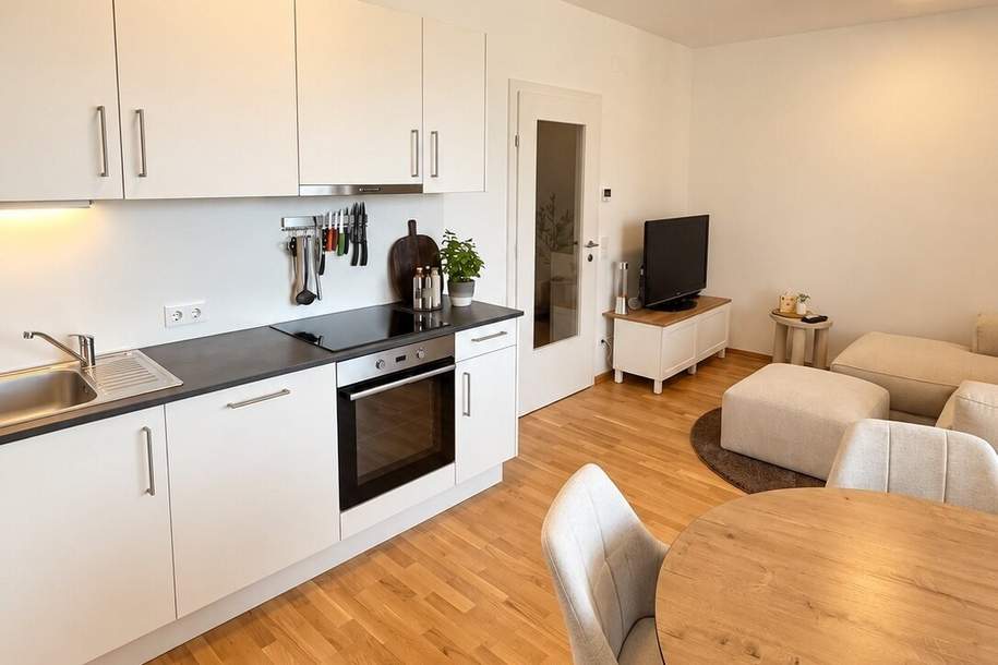 Moderne 2-Zimmer-Wohnung mit Loggia und Tiefgaragenplatz in Gleisdorf, Wohnung-miete, 818,37,€, 8200 Weiz