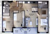 PROVISIONSFREI – Stilvolle Neubauwohnung mit Balkon &amp; Wohlfühlambiente