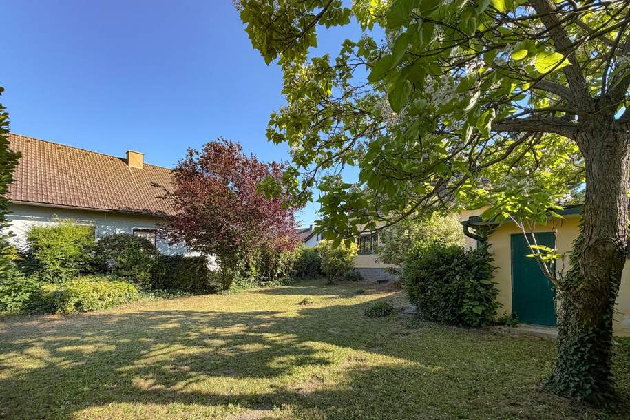 Baugrundstück mit kleinem Haus – ca. 548 m² Grundstück mit Entwicklungspotenzial, Grund und Boden-kauf, 470.000,€, 3430 Tulln
