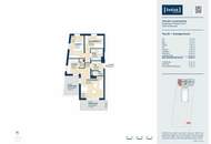 Wohnen im Kleegarten_helle 3 -Zimmer-DG Wohnung mit 2 Terrassen und eigenem Gartenabteil_T29_PROVISIONSFREI!