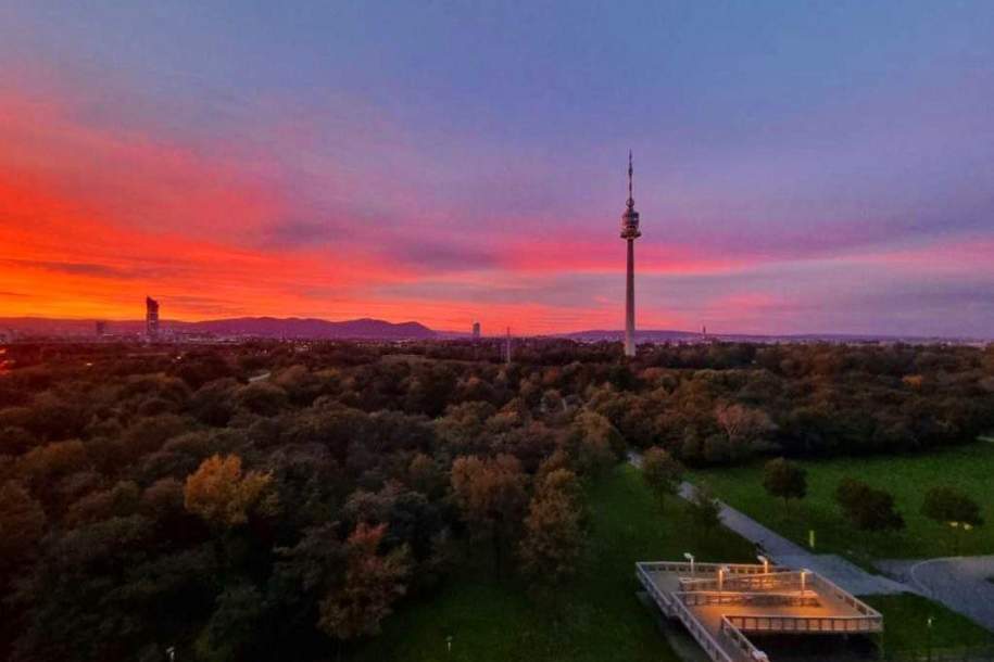 " Golden Hour, Every Hour – Furnished Apartment with Terrace in Mischek Tower", Wohnung-miete, 1.995,00,€, 1220 Wien 22., Donaustadt