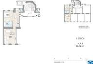 Nähe Naschmarkt: 2 Zimmerwohnung in historischem Altbau