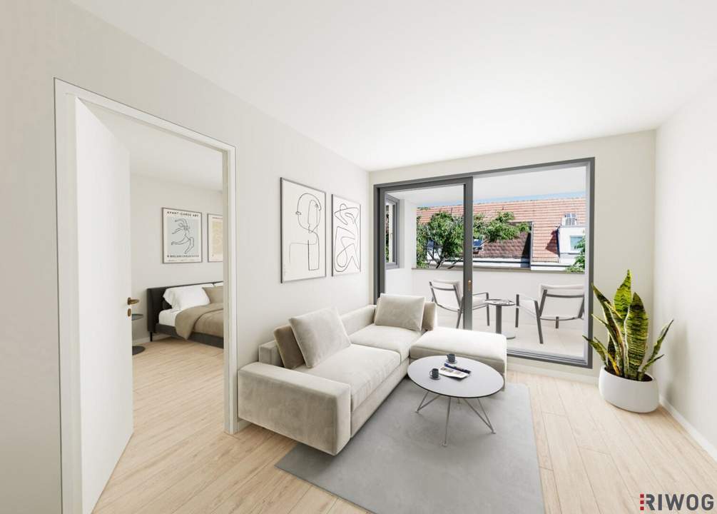 Auf Hundertwassers Spuren | DG-ERSTBEZUG mit TERRASSE | Komplett hofseitig | Ost-Ausrichtung | Für Eigennutzer oder Anleger | JETZT VR-Tour buchen