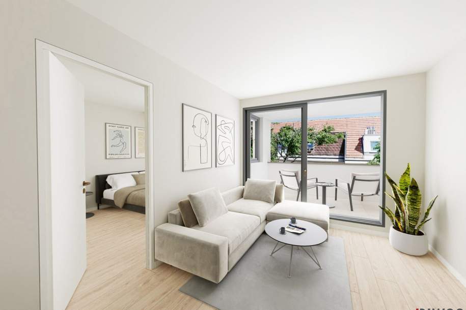 Auf Hundertwassers Spuren | DG-ERSTBEZUG mit TERRASSE | Komplett hofseitig | Ost-Ausrichtung | Für Eigennutzer oder Anleger | JETZT VR-Tour buchen, Wohnung-kauf, 499.000,€, 1030 Wien 3., Landstraße