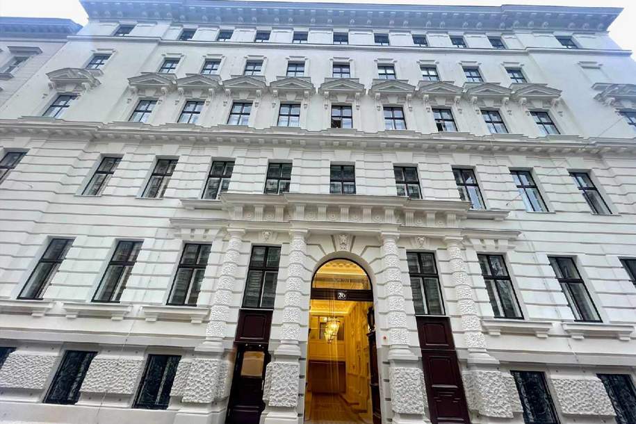 Repräsentative Büro-Residenz mit privater Terrasse - High-End-Office | Exklusiver Erstbezug, Gewerbeobjekt-miete, 8.968,63,€, 1010 Wien 1., Innere Stadt