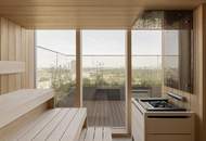 Kleine Perle im ultramodernen Wohnhaus mit Pool am Dach zu mieten // Small gem in an ultra-modern apartm. building with pool on the roof for rent //