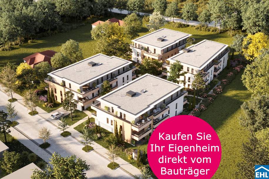 Freiraum und Genuss der umliegenden Grünflächen im BELLA VITA - Erwerb direkt vom Bauträger!, Wohnung-kauf, 289.900,€, 2700 Wiener Neustadt(Stadt)