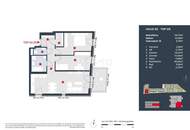 Grünblick und doch zentral: Helle 3-Zimmer-Wohnung mit Balkon m Erstbezug - Provisionsfrei!