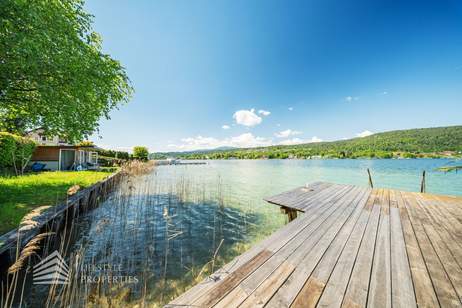 Exklusives Badegrundstück mit Seehaus am Wörthersee – Privates Seeparadies in Velden, Grund und Boden-kauf, 3.999.000,€, 9220 Villach Land