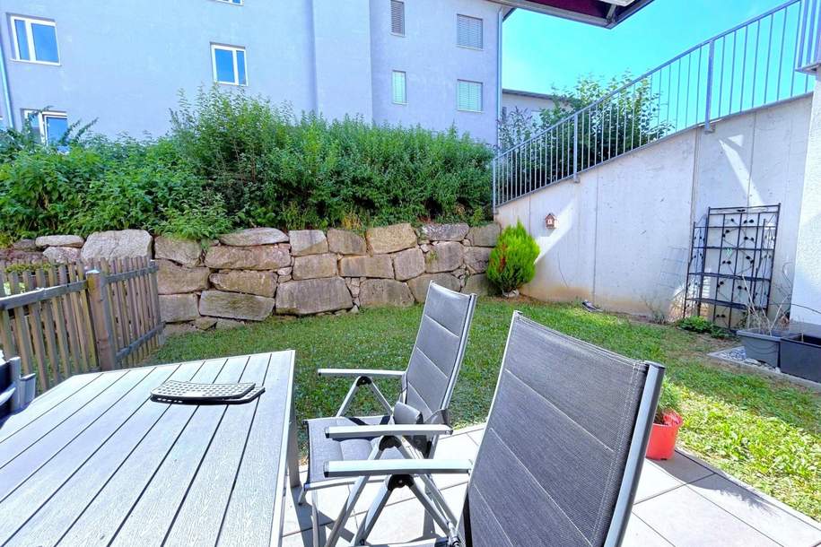 Leonding / Pasching: TOP- Gartenwohnung ca. 54 m² in Pasching Westzeile, Wohnung-miete, 720,38,€, 4061 Linz-Land