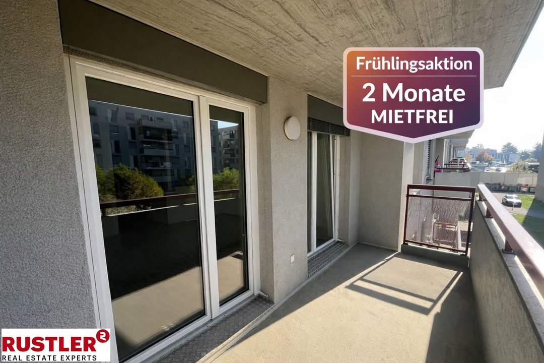 Special-Angebot: 2 MONATE MIETFREI - Moderne 2-Zimmer-Wohnung mit Loggia
