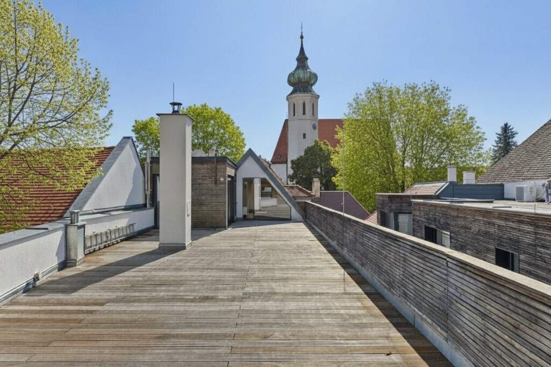 Architekten Juwel mit großer Terrasse im historischen Zentrum von Grinzing