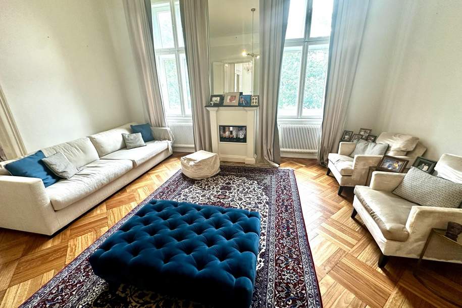"Stilvoller Altbau-Traum am Donaukanal", Wohnung-kauf, 1.490.000,€, 1090 Wien 9., Alsergrund