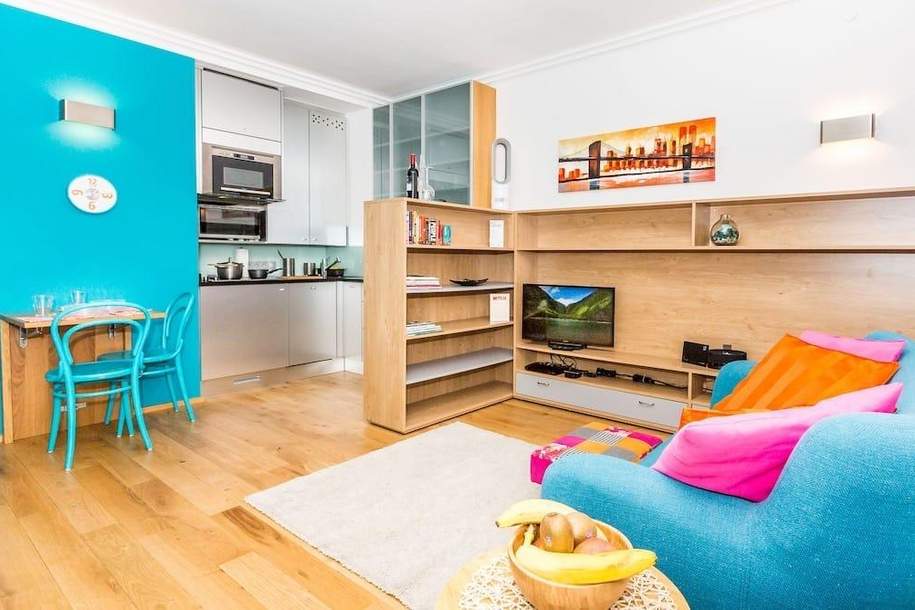 Moderne möblierte 1-Zimmerwohnung im Herzen von Wien - klein aber fein! Miete - All Inclusive!, Wohnung-miete, 1.390,00,€, 1010 Wien 1., Innere Stadt