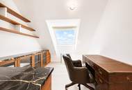 Privatsphäre in Zentrumslage | lichtdurchflutetes Dachgeschoss | 37m² Terrasse mit herrlichem Weitblick über die Donau und ins Weinviertel | Heizen & Kühlen mit eigener Luftwärmepumpe | 2 Tiefgaragenplätze