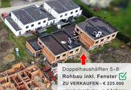 NEUER PREIS! Reihenhaus-Rohbau, auf Wunsch auch fertiggestellt