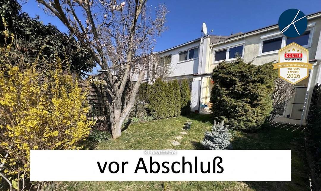 Reihenhausähnliche Wohnung mit Garten, Terrasse und Garage in Mistelbach