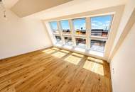 Penthouse über den Dächern Wiens – Maisonette mit Panoramablick in U-Bahn Nähe! Balkon und Terrasse!