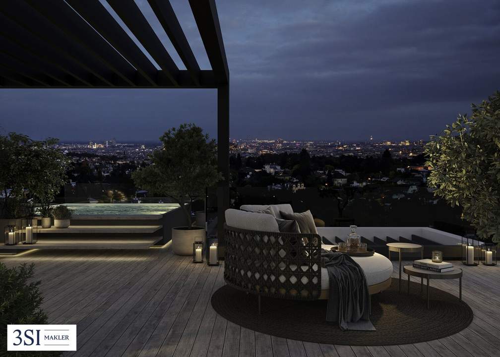 Exklusive Dachgeschosswohnung mit spektakulärer Dachterrasse