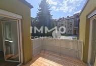 Zentrale 4 Zimmer-Maisonette-Wohnung mit Balkon u. Terrasse in Innenhoflage - getrennt begehbar - nahe Stadthalle - Obere Bahnstraße 53a - Top 23