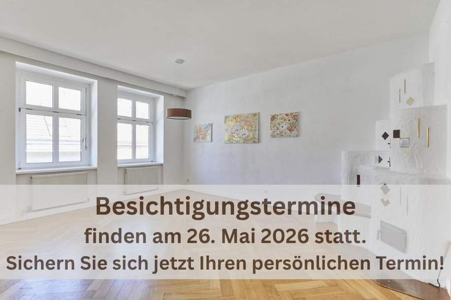 Stilvolle 4 Zimmer-Altbauwohnung mit Charme in Linz!, Wohnung-kauf, 380.000,€, 4020 Linz(Stadt)