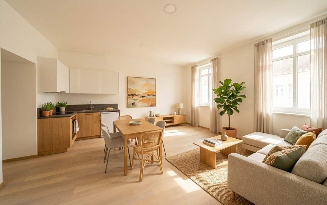 Modern sanierte 3-Zimmer-Altbauwohnung mit durchdachtem Wohnkonzept!