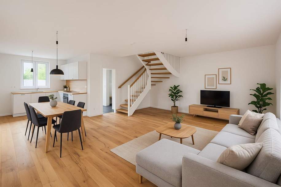 "Schlüsselfertig &amp; bezugsbereit! Neubau-Doppelhaus in Top-Lage Herzogenburgs", Haus-kauf, 385.000,€, 3130 Sankt Pölten(Land)