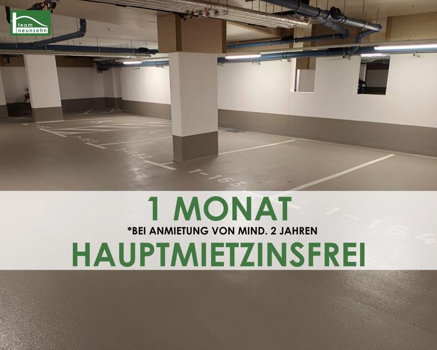 Unbesorgt parken - großzügiger PKW Tiefgaragenstellplatz im Steingötterhof nahe Traisenpark - JETZT ANFRAGEN