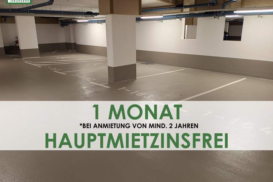 Unbesorgt parken - großzügiger PKW Tiefgaragenstellplatz im Steingötterhof nahe Traisenpark - JETZT ANFRAGEN, Kleinobjekte-miete, 69,34,€, 3100 Sankt Pölten(Stadt)