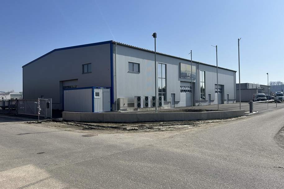 Moderne Gewerbehalle im Gewerbepark Alkoven Teilvermietung !, Gewerbeobjekt-miete, 2.632,16,€, 4072 Eferding