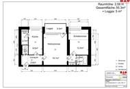 Gepflegte 2-Zimmer-Wohnung mit Loggia in Linz