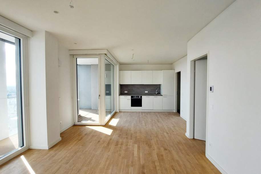 Exklusiver Erstbezug mit Rooftop Spa – TOWER HOMES, Wohnung-miete, 865,00,€, 1220 Wien 22., Donaustadt