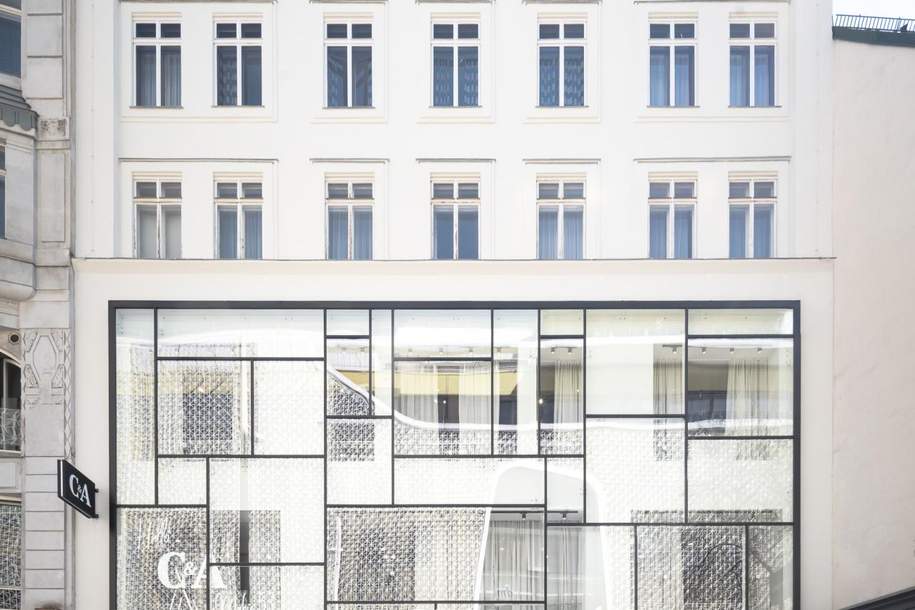 Klimatisiertes und saniertes Altbau-Büro in Top-Frequenzlage auf der Mariahilfer Straße, Gewerbeobjekt-miete, 3.596,66,€, 1060 Wien 6., Mariahilf