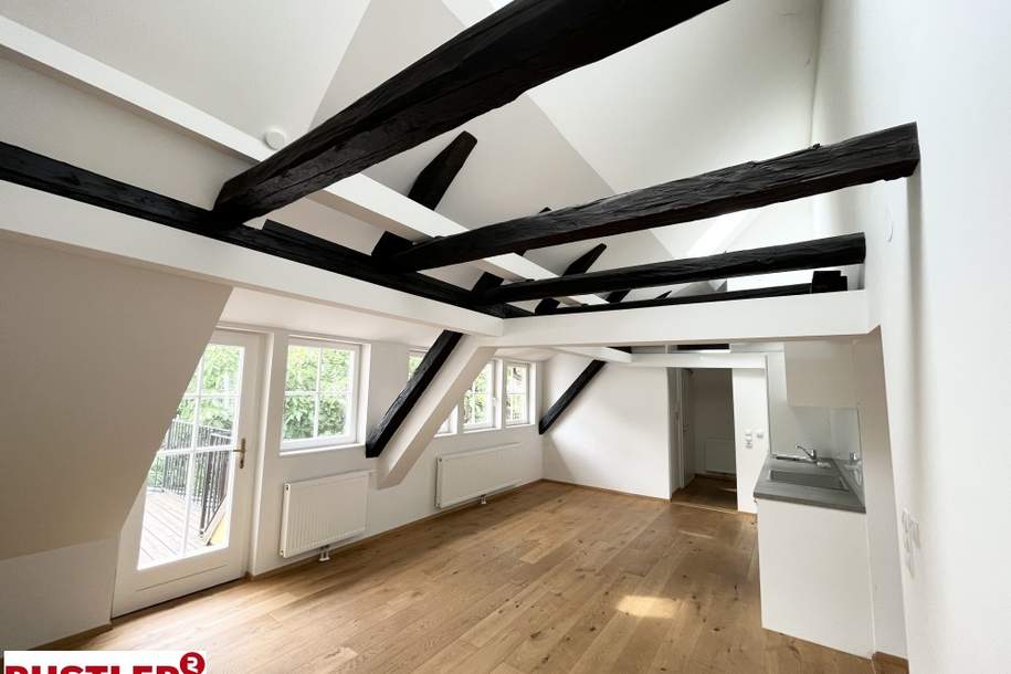 Moderne Dachgeschosswohnung mitten in der Stadt I Inklusive Balkon und Klimaanlage, Wohnung-miete, 1.272,36,€, 8010 Graz(Stadt)