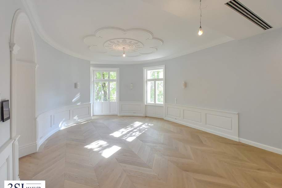 Grand Park Residence: exquisiter 3 Zimmer Stilaltbau als Erstbezug, Wohnung-kauf, 1.250.000,€, 1090 Wien 9., Alsergrund