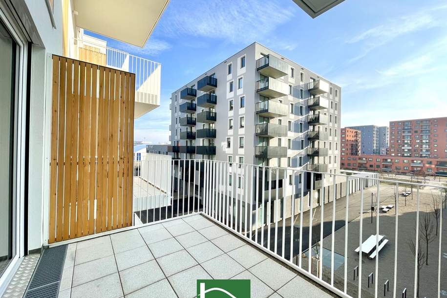Wunderschöne 2 Zimmer Neubauwohnung mit ca. 10m² Balkon! Absolute Ruhelange - JETZT ANFRAGEN, Wohnung-miete, 949,83,€, 1210 Wien 21., Floridsdorf