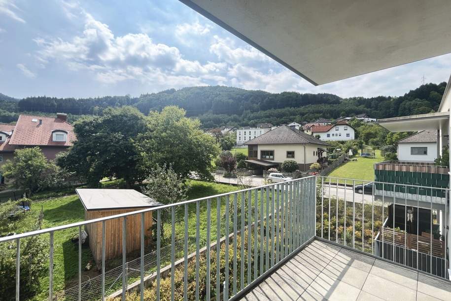 Betreutes Wohnen in Randegg – 2 Zimmer Dachgeschosswohnung mit Balkon, Wohnung-miete, 520,74,€, 3263 Scheibbs