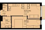 Moderne 2-Zimmer-Wohnung mit Balkon nahe U1