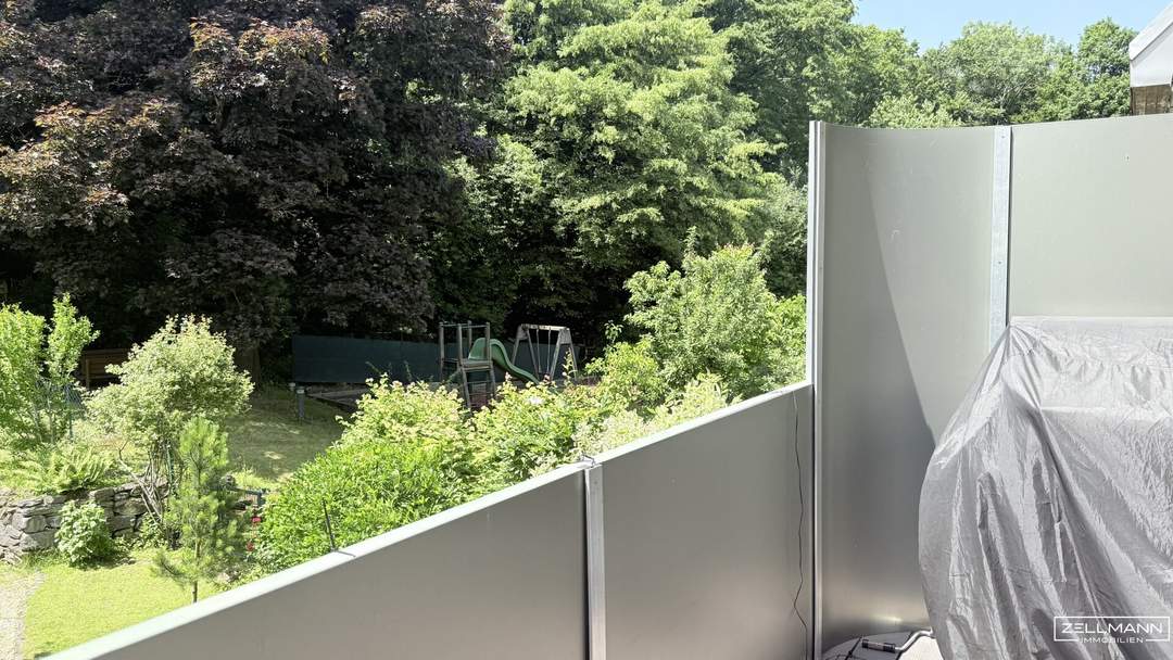Idylle am Wienerwald – Stilvolle Wohnung mit Ost- & Westterrassen | ZELLMANN IMMOBILIEN