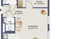Wohnen mit Komfort – moderne 2-Zimmer-Wohnung im 3. Liftstock