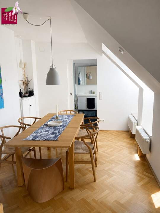 Dachterrassen-Maisonette mit Panoramablick, 4 Zimmer in 1090 Wien