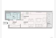 Gemütliche 1-Zimmer Wohnung mit Loggia im 9. Wiener Gemeindebezirk