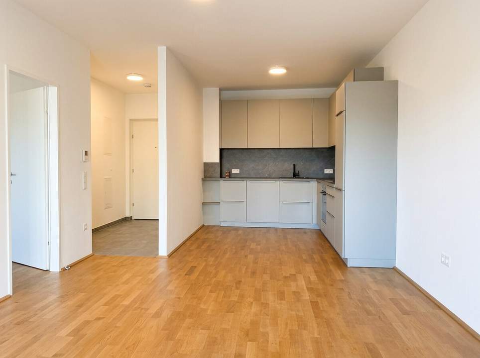 Moderne 2-Zimmer-Mietwohnung mit voll ausgestatteter Einbauküche und Balkon!