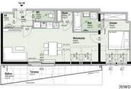 KOMPLETT HOFSEITIGER DG-ERSTBEZUG | Ca. 10 m² Balkon/Terrasse | Nähe Alte Donau | Fernwärme | TG-Stellplatz optional | Ideal für Anleger oder Eigennutzer | Nachhaltiges Projekt