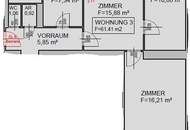 Unbefristete 3-Zimmer-Wohnung mit Balkon!