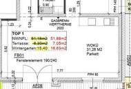 Moderne 2-Zimmer-Wohnung mit Terrasse und Stadtblick in 1130 Wien