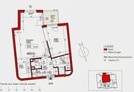 ZUM VERLIEBEN! ENTZÜCKENDE HOFSEITIGE 2-ZIMMER-WOHNUNG IM 3. LIFTSTOCK MIT BALKON - U3-NÄHE