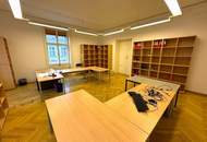 KLIMATISIERTES 139 m2 ALTBAUBÜRO - KANZLEI, 3 Zimmer, Komplettküche, 2 Bäder, Parketten, Gonzagagasse, U2/U4-Nähe