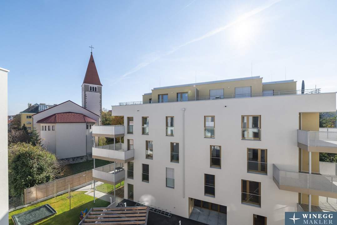 PROVISIONSFREI! Lichtdurchflutete 2-Zimmer-Wohnung mit Balkon und Grünblick