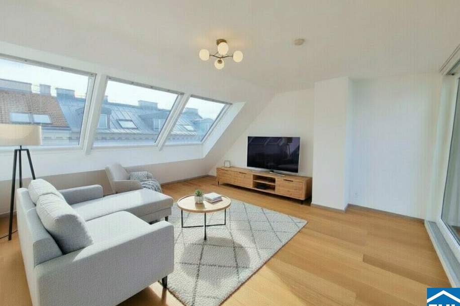 Entzückende Dachwohnung beim Brunnenmarkt mit Fernblick, Wohnung-legalform.mietkauf, 349.000,€, 1160 Wien 16., Ottakring